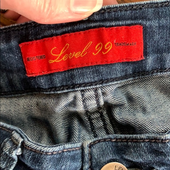 Level 99 Sz 27 blue jeans denim - Picture 2 of 6